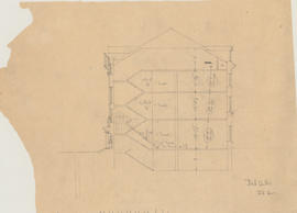 Technical drawing of a cross section of a Dalhousie arts building