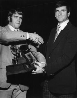 Photograph of Larry Brinen : Wresting award winner