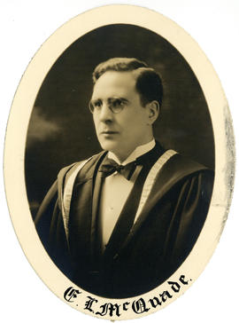 Portrait of Edwin Lennard McQuade : Class of 1927