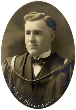 Portrait of John Osler MacLean : Class of 1922