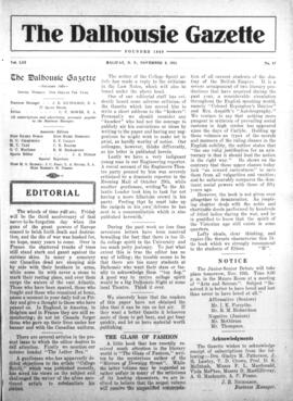 The Dalhousie Gazette, Volume 53, Issue 17
