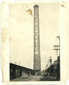 Smokestack at L.E. Shaw plant