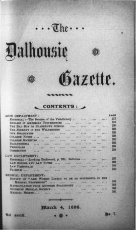 The Dalhousie Gazette, Volume 28, Issue 7