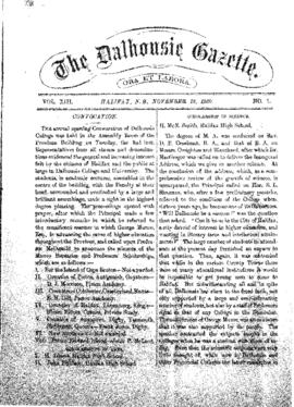 The Dalhousie Gazette, Volume 13, Issue 1