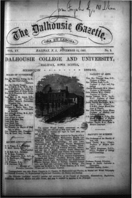 The Dalhousie Gazette, Volume 15, Issue 2