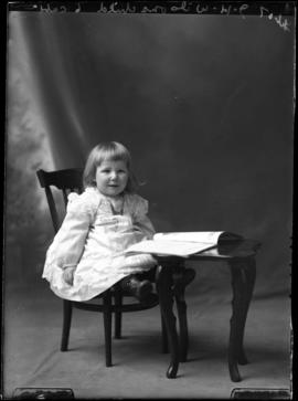 Photograph of the child of J.M. Wilson