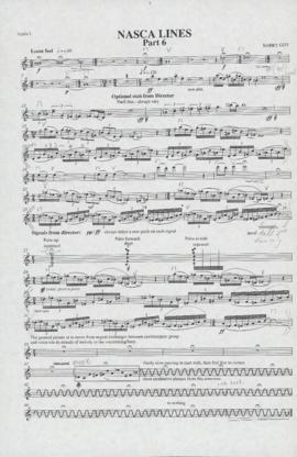 Nasca lines : part 6 : violin 1