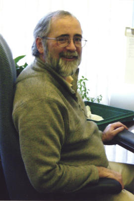 Photograph of Patrick Ellis, former head of the W.K. Kellogg Library