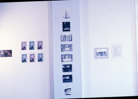 Photograph of unidentified exhibition wall photo display