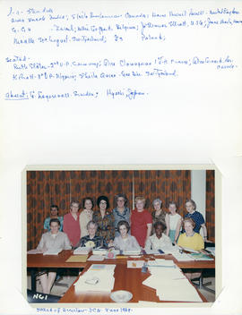 Photograph of the Board of Directors of the International Council of Nurses - 1969