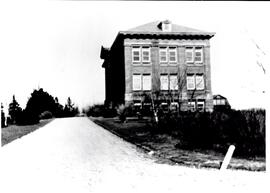 Photograph of the science building on the campus of the Nova Scotia Agricultural College