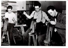 Photograph of the Nova Scotia Agricultural College leather class