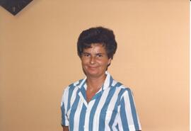 Photograph of library custodian Irene Armsworthy at the 1987 Nova Scotia Agricultural College Ope...