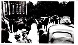 Photograph of horse judging at the Nova Scotia Agricultural College