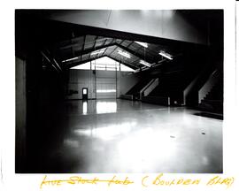 Photograph of the inside of the livestock lab (Boulden building) at the Nova Scotia Agricultural ...