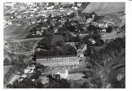 Aerial photograph of the Nova Scotia Agricultural College and Bible Hill