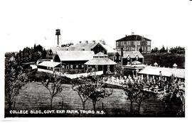 Photograph of the College bldg. - government experimental farm, Truro, N.S.