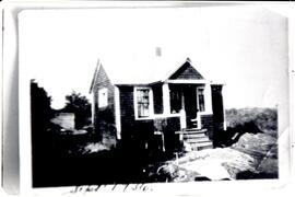 Reproduction of a photograph of a house [on the campus of the Nova Scotia Agricultural College]