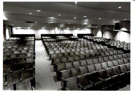 Photograph of the seating in the Nova Scotia Agricultural College Alumni Theatre, Cumming Hall