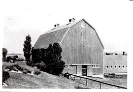 Nova Scotia Agricultural College horse barn photograph