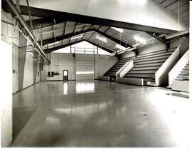 Reproduction of a photograph of the inside of the livestock lab (Boulden building) at the Nova Sc...