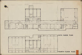 Fourth and fifth floor plans