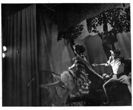 Photograph of Phoebe Redpath and David Brown in a performance of Finian's Rainbow
