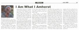 I Am What I Amherst : [magazine article]